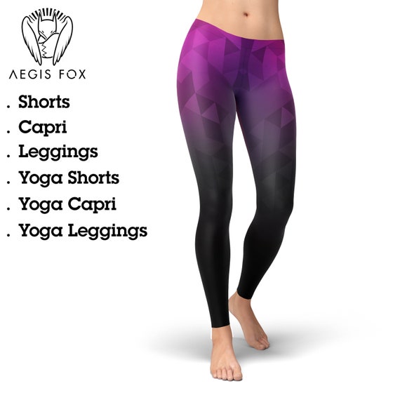 Colorful Polygonal Printed Leggings for Women, Yoga Pants, Workout Leggings,  Yoga Clothing, High Waist Leggings -  Canada