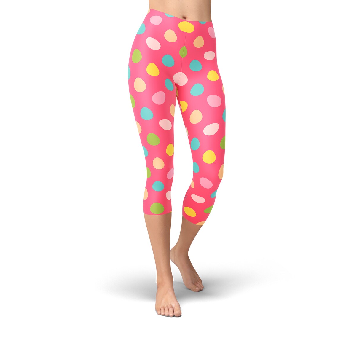 Easter Leggings for Women Easter Egg Leggings Bunny Etsy