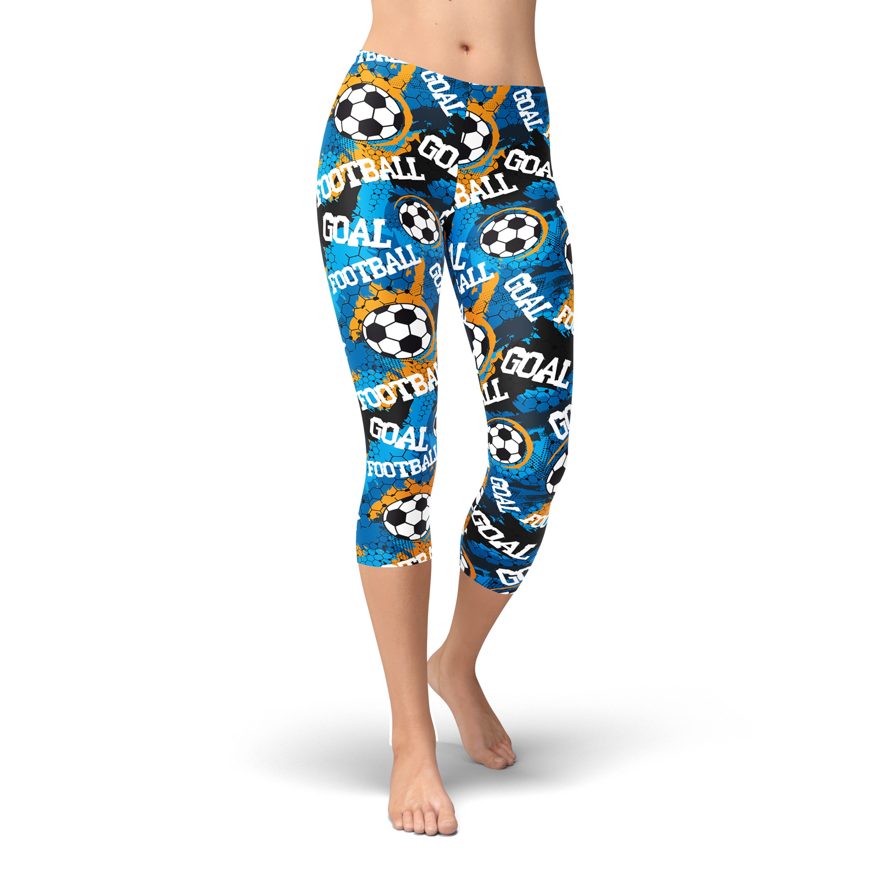 soccer players with leggings