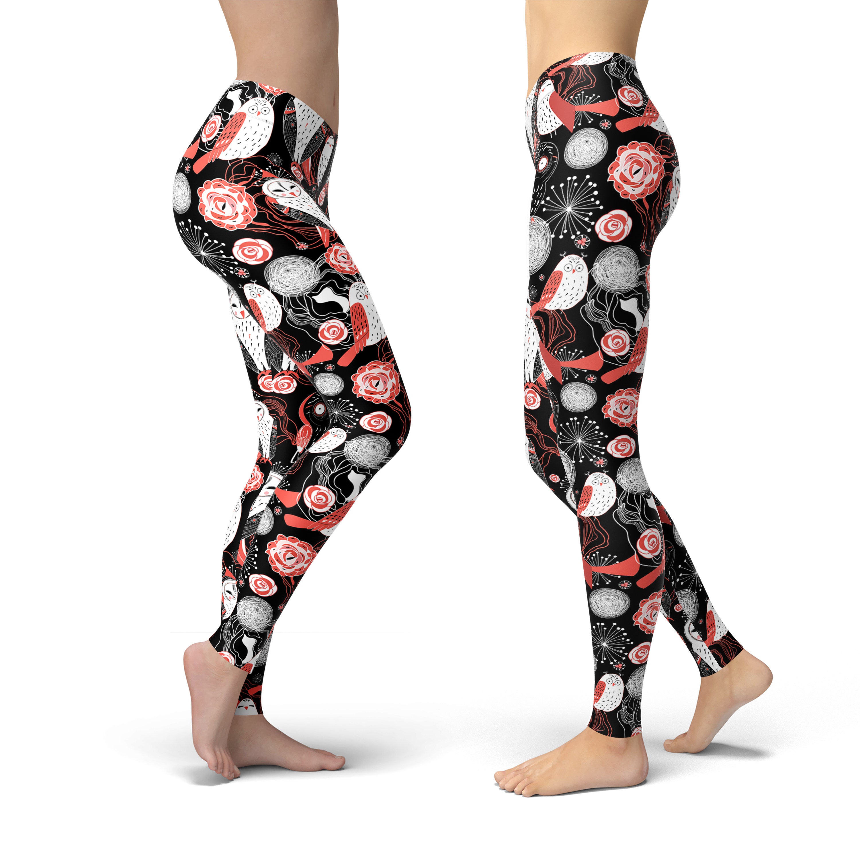 Discover Owl Leggings, Gift for Women