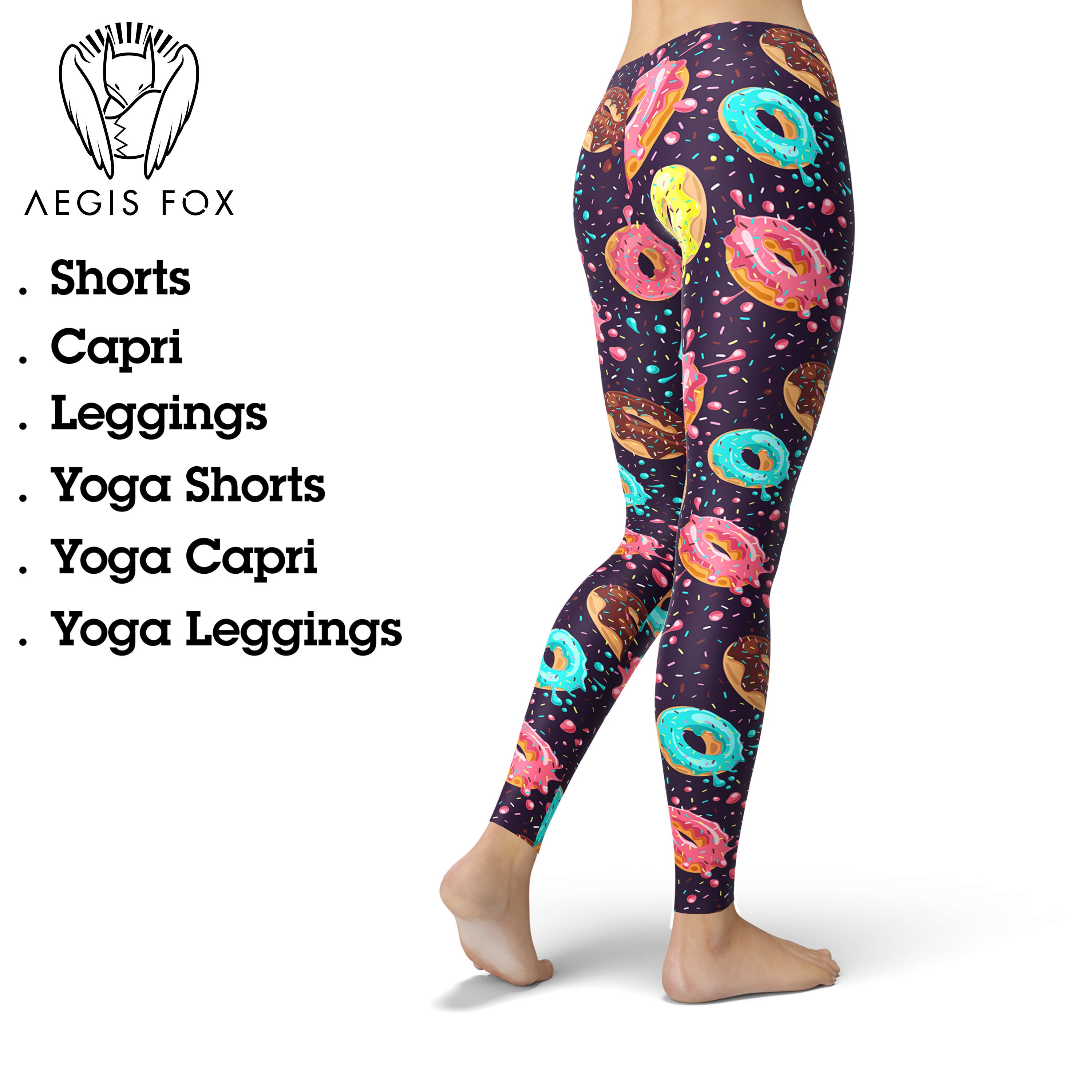 InterestPrint Funny Roasted Coffee Beans Women's Capri Leggings