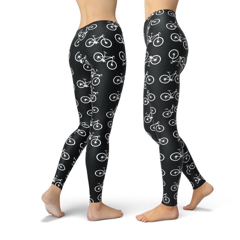 Yoga Workout Unique Leggings Capris Woman/'s Bicycle Gifts Exercise Pants Printed Leggings Vintage Bicycle Leggings Cycling Leggings