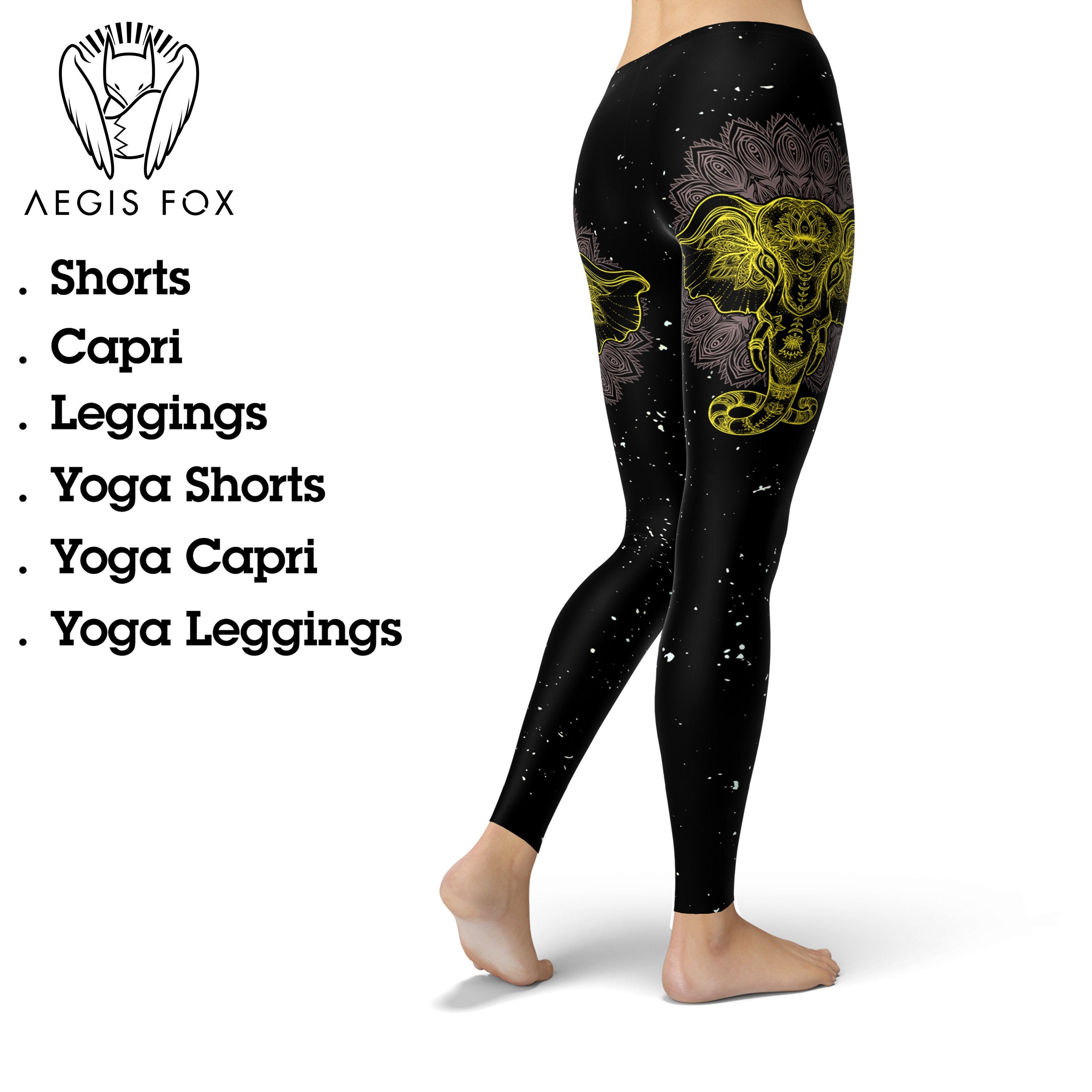 Ganesha Elephant Leggings Spiritual 