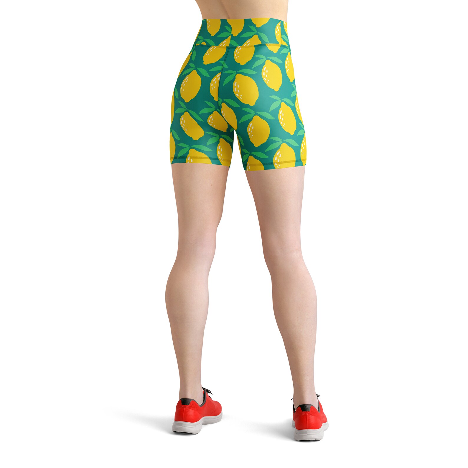 Lemon Leggings Summer Leggings Yoga Pants Workout Leggings Etsy