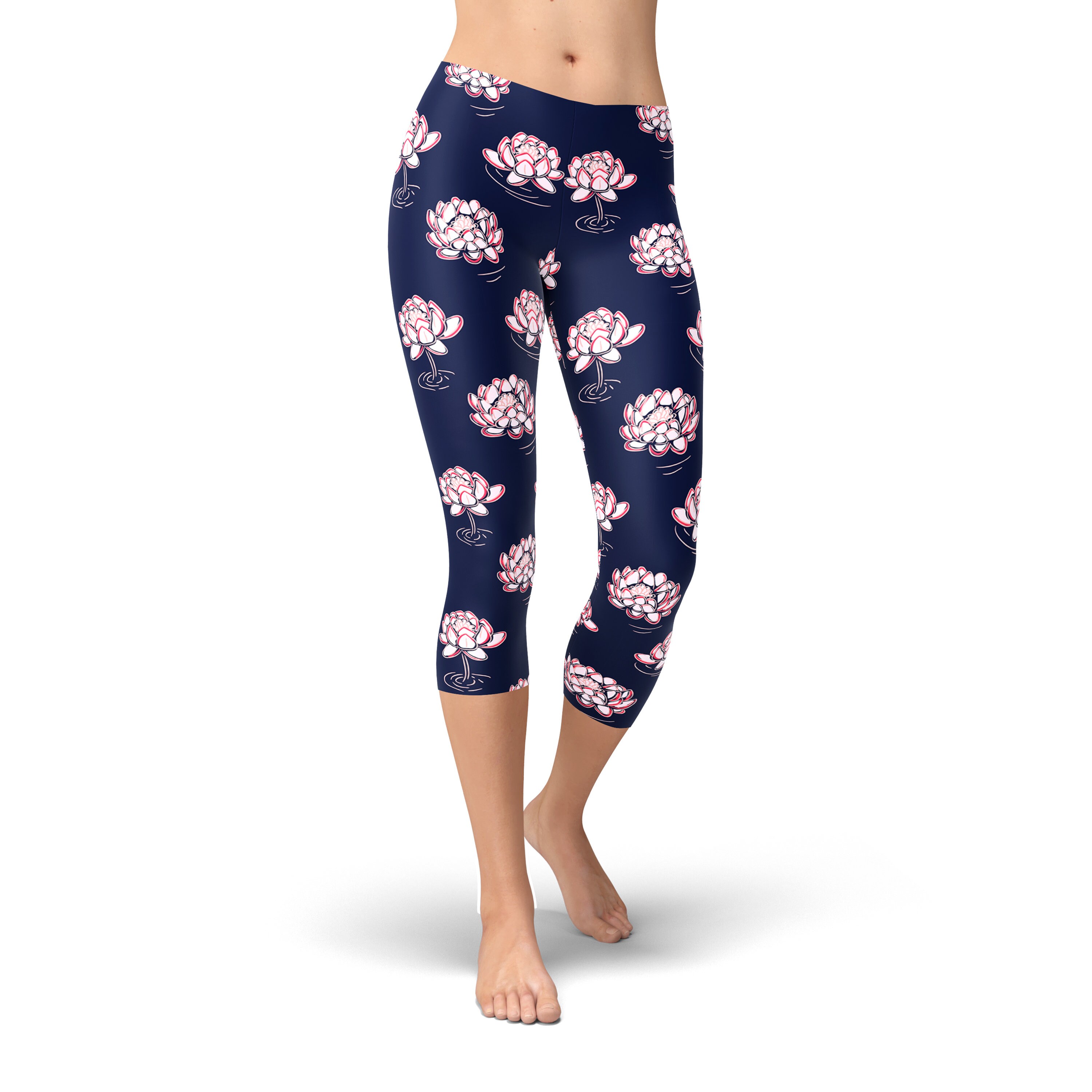 Pink lotus leggings sale