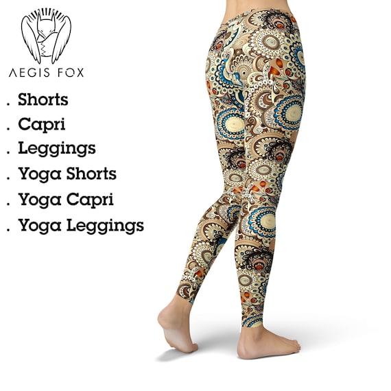 Mandala Yoga Leggings, Mandala Leggings, High Waist Leggings for Women,  Workout Leggings, Yoga Pants, Workout Leggings, Printed Leggings -   Canada