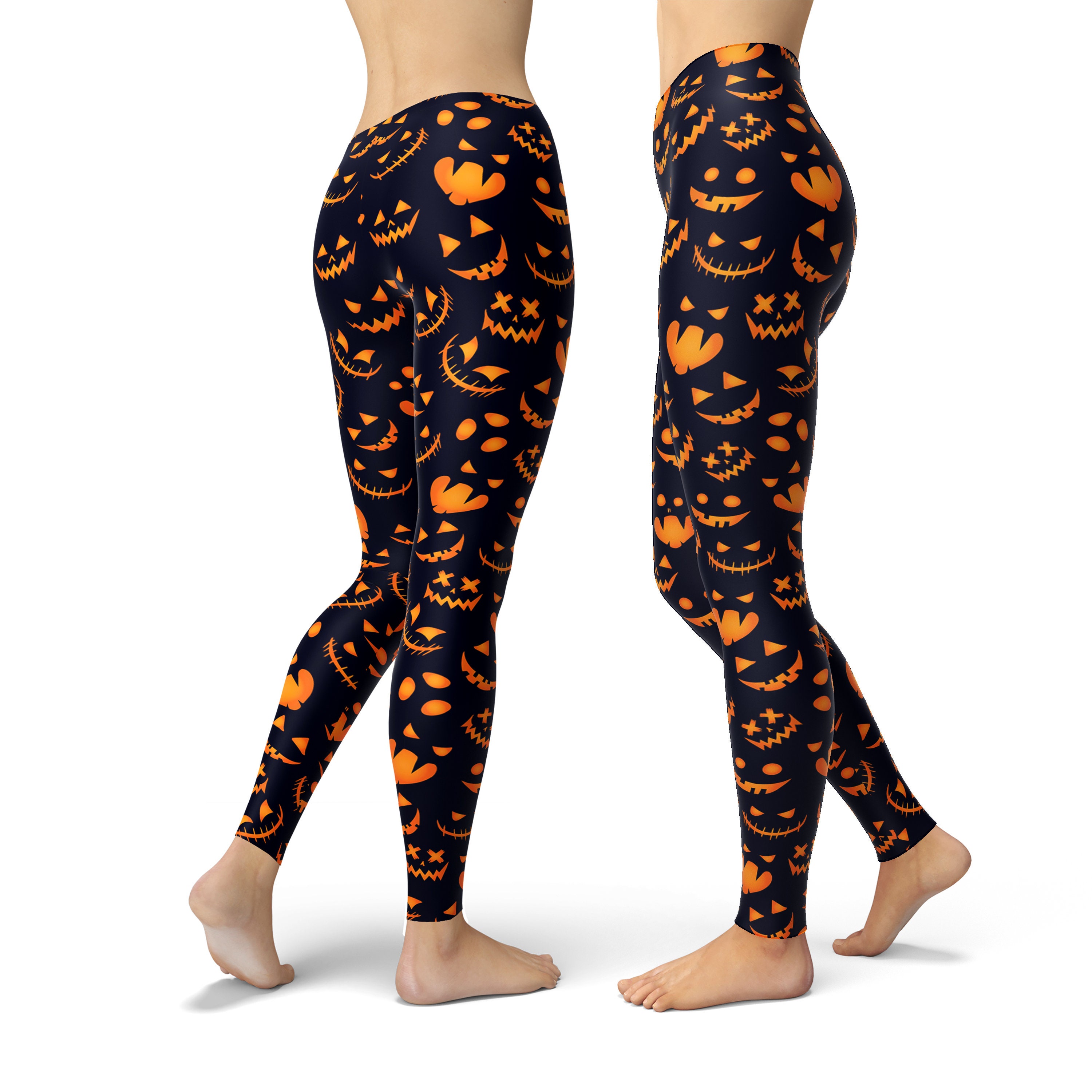 Halloween Printed Girls' Leggings High Stretch Tights  