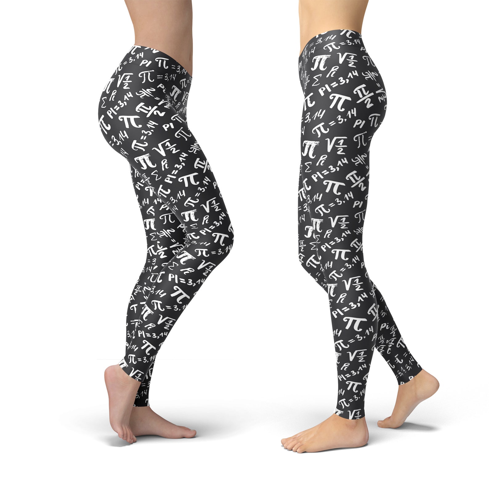 Pi Day Leggings for Women Pi Day Yoga Pants Math Leggings Etsy