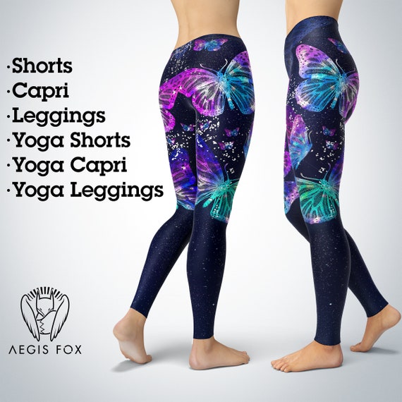 butterfly print leggings