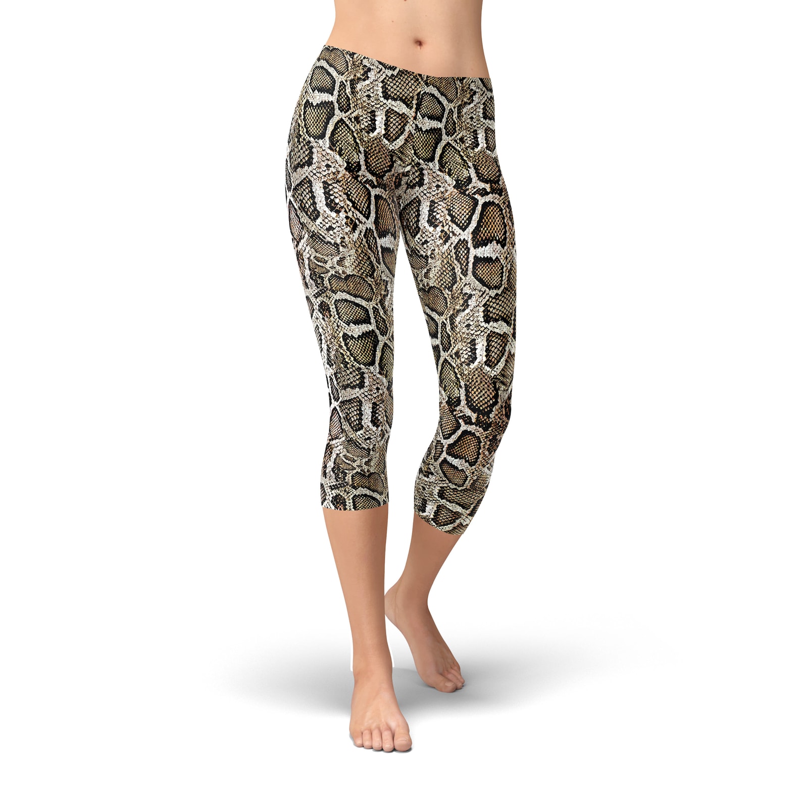 Snake Skin Leggings Snake Skin Print Leggings Printed Etsy