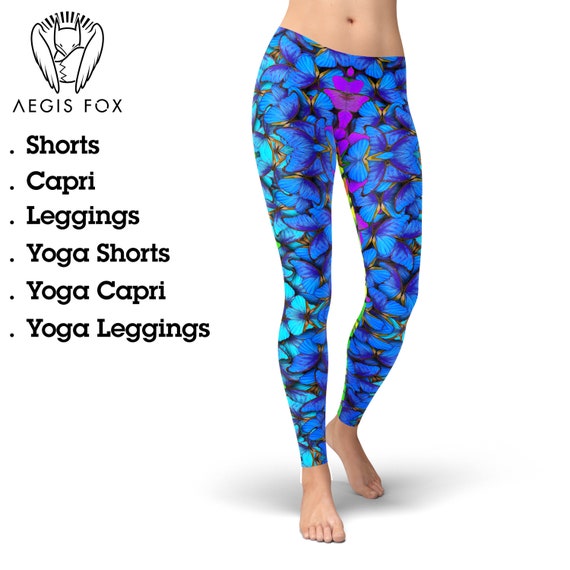 Colorful Butterfly Leggings for Women, Butterfly Yoga Leggings, Butterfly  Print Leggings, Yoga Pants, Workout Leggings, Printed Leggings -  Canada