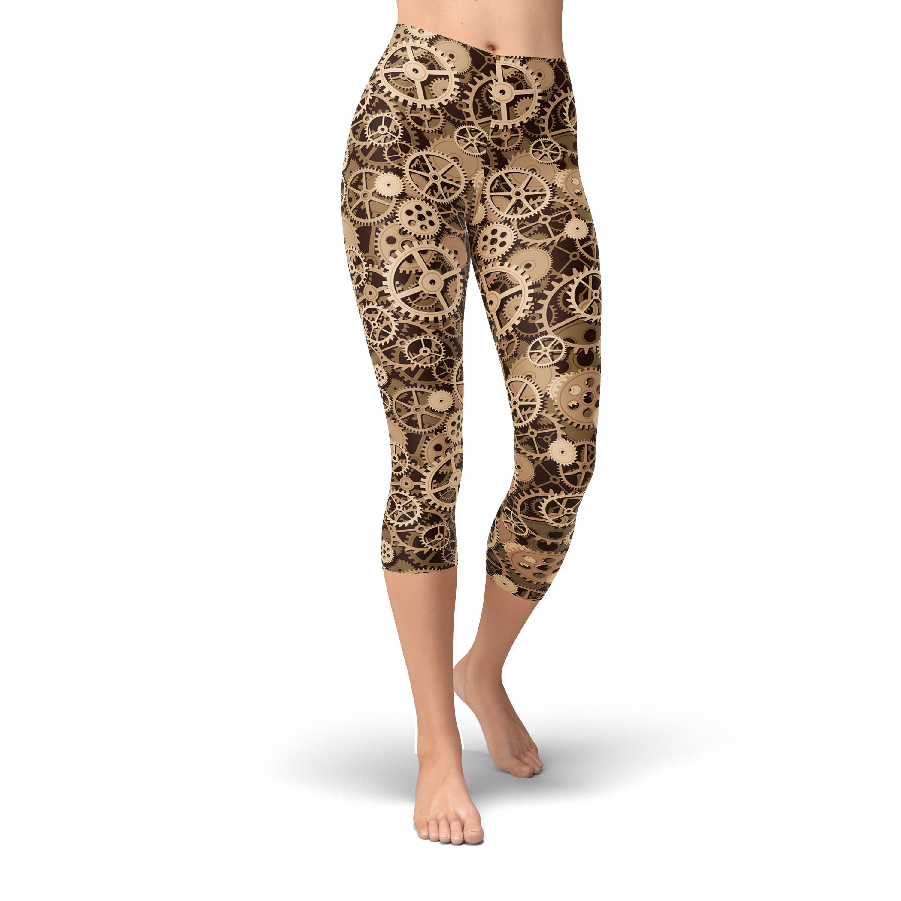 Steampunk Gears Leggings Steampunk 