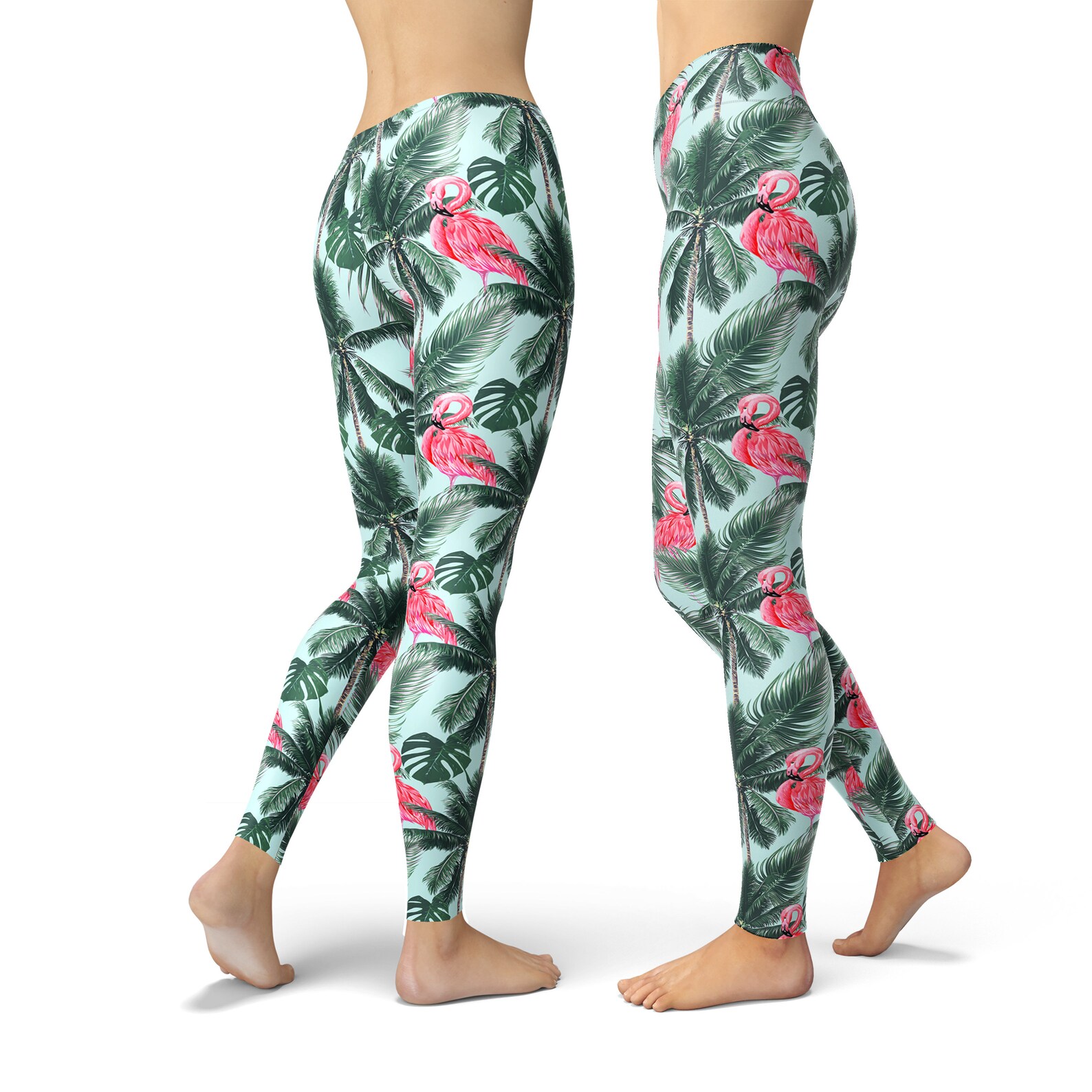 Tropical Bird Hawaiian Print Women's Leggings