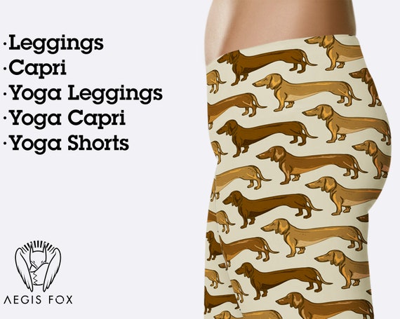 Websi Wihey Yoga Leggings for Women Cute Cattle Dog and Colorful Flower High Waist Sports Yoga Pants