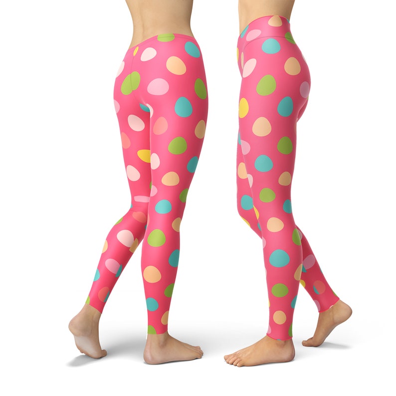 Easter Leggings for Women Easter Egg Leggings Bunny Etsy