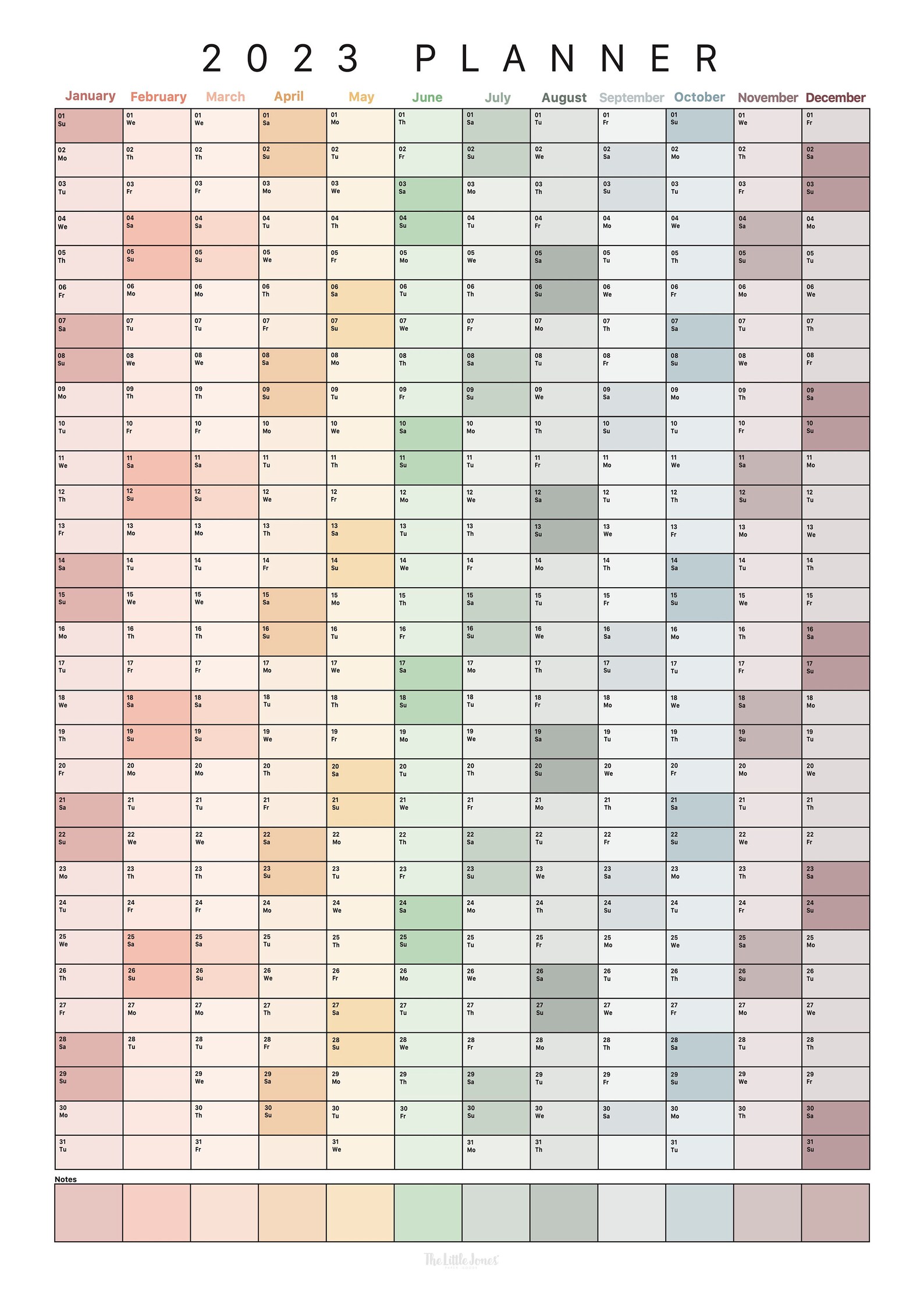 2023-wall-planner-printable-annual-planner-poster-instant-download