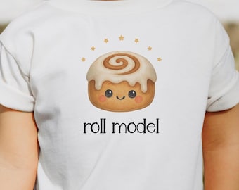 Roll Model Toddler Shirt: Funny Toddler Tee
