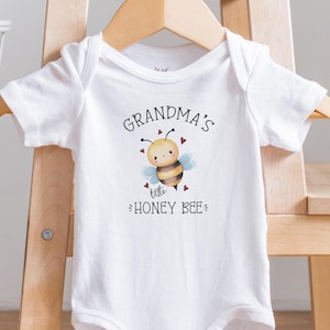 Grandma&#39;s Little Honey Bee Onesie®: Watercolor Baby Bodysuit