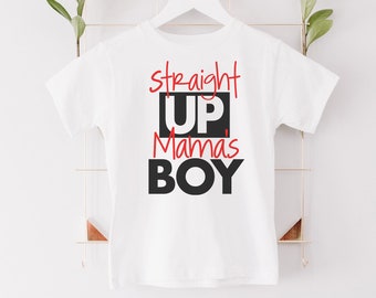 Mama's Boy Toddler Tee: Hipster Boy's Shirt