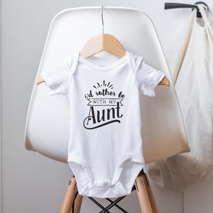 I&#39;d Rather Be With My Aunt Onesie® - Auntie&#39;s Bestie Bodysuit