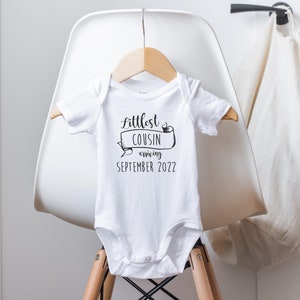 Cousin Onesie®, Pregnancy Announcement Onesie®, Pregnancy Reveal to Aunt and Uncle, Pregnancy Announcement Cousin, Pregnancy Reveal Prop