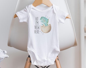 I'm New Here Onesie®, Just Hatched Onesie®, Baby Shower Gift, Dinosaur Onesie®, Coming Home Outfit, Hello Onesie®, New Baby Gift