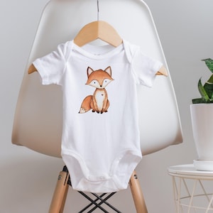 Fox Onesie®, Fox Baby Outfit, Woodland Baby Shower, Fox Baby Gift, Woodland Onesie®, Baby Shower Gift, Woodland Animal Onesie®