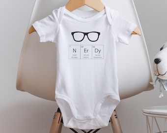 Nerdy Baby Onesie®, Funny Baby Onesie®, Nerdy By Nature, Nerdy Baby Clothes, Cute Baby Onesie®, Baby Shower Gift, Unique Baby Gift