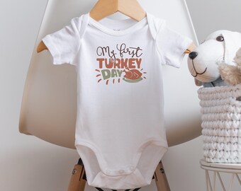 First Turkey Day Onesie®: Thanksgiving Baby Outfit