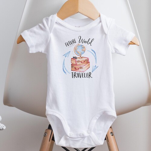 World Traveler Onesie® Travel Onesie® Travel Baby Gift Baby Etsy