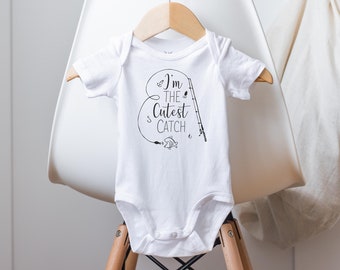 I'm The Cutest Catch Onesie®, Fishing Buddy Onesie®, Fishing Baby Clothes, Fishing Onesie®, Baby Shower Gift, Fishing Baby Clothes
