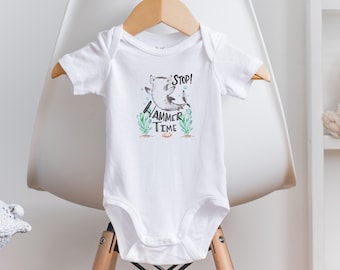 Hammer Time Shark-babyromper, grappig kraamcadeau
