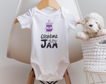 Grandma Is My Jam Strampelanzug, Babypartygeschenk