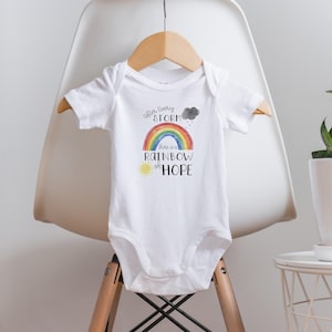 Rainbow After The Storm Onesie®, Rainbow Baby Onesie®,  Miracle Baby Onesie®, Rainbow Baby Gift, IVF Onesie®, Baby Shower Gift