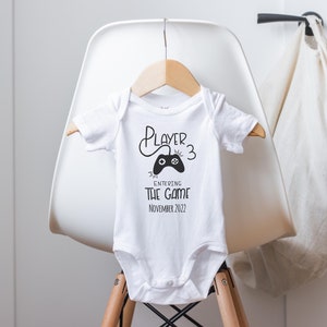 Player 3 Gamer Pregnancy Announcement Onesie®