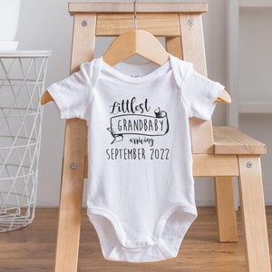 Pregnancy Announcement Onesie®: Grandparent Reveal Bodysuit