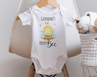 Omas Honigbiene Baby Body®, Aquarell Biene, Valentinstag Geschenk
