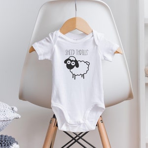 Sheep Thrills Onesie®: Farm Animal Baby Clothes