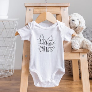 Crazy Cat Baby Onesie®, Funny Baby Onesie,  Me Your Kitties, Future Crazy Cat Lady, Baby Shower Gift, Cat Baby Gifts, Unique Baby Gifts