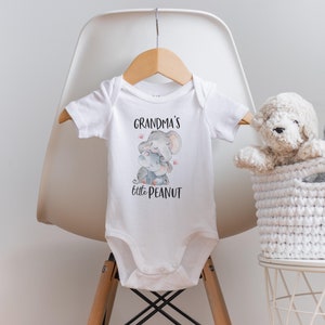 I Love Grandma Onesie®, I&#39;m Going to Grandmas, Grandma Loves Me Onesie®, Little Peanut Onesie, Baby Shower Gift, Grandma Onesie, Baby Onesie