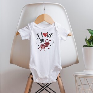 I Love My Aunt Onesie®, Funny Baby Onesie®, My Aunt Loves Me Onesie®, Aunt Onesie®, Baby Shower Gift, Pregnancy Reveal to Aunt, Cute Onesies