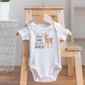 My Aunt Loves Me Onesie®, Aunt Baby Clothes, New Aunt Gift, Cute Baby Clothes, I Love My Aunt, Baby Shower Gift, Pregnancy Reveal, Onsie