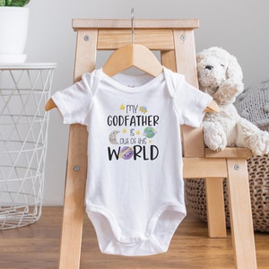 Godmother Onesie Godmother Baby Clothes Baby Shower Gift Cute Baby Clothes Godmother Gift My Godmother Loves Me Onesie Etsy