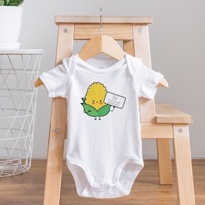 Corn Baby Onesie®: &quot;Aw Shucks&quot; Farm Outfit