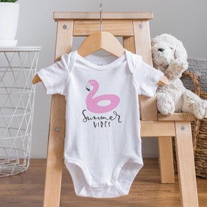 Flamingo Baby Onesie Cute Pretty in Pink Onesie Animal Baby Girl Onesie Etsy UK