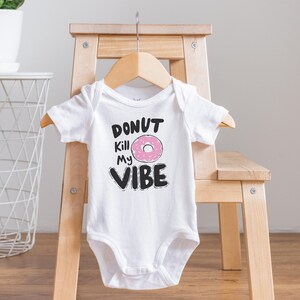Donut Onesie®, Funny Onesies®, Baby Shower Gift, Foodie Onesie, Donut Baby Outfit, Unisex Baby Gift, Donut Baby Shower, Hipster Baby Clothes