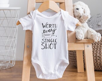 Worth Every Shot Onesie®: IVF Baby Bodysuit, Miracle Baby