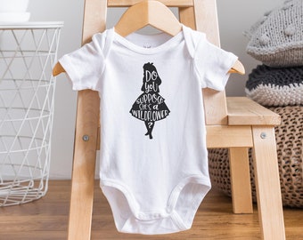 Alice in Wonderland Onesie®, Wildflower Baby Girl Clothes, Gerber