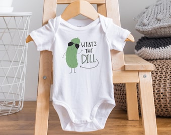 What's the Dill Pickle Baby Onesie®, Funny Baby Shower Gift