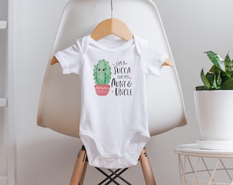 Succa for my Aunt and Uncle Onesie®, Aunt and Uncle Pregnancy Announcement